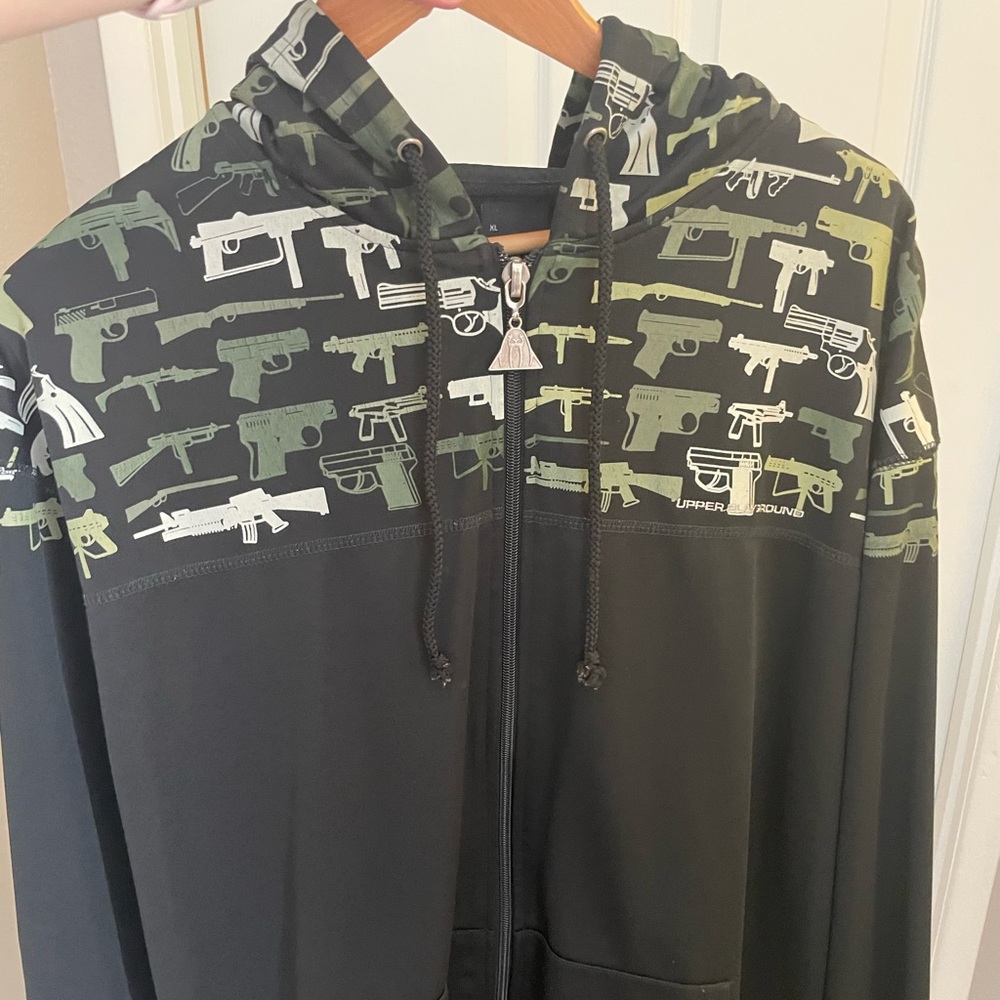 Hooded zip up Upper Playground sweatshirt